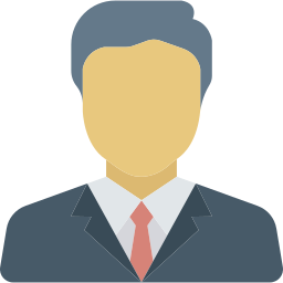 Client review headshot silhouette icon