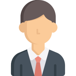 Client review headshot silhouette icon